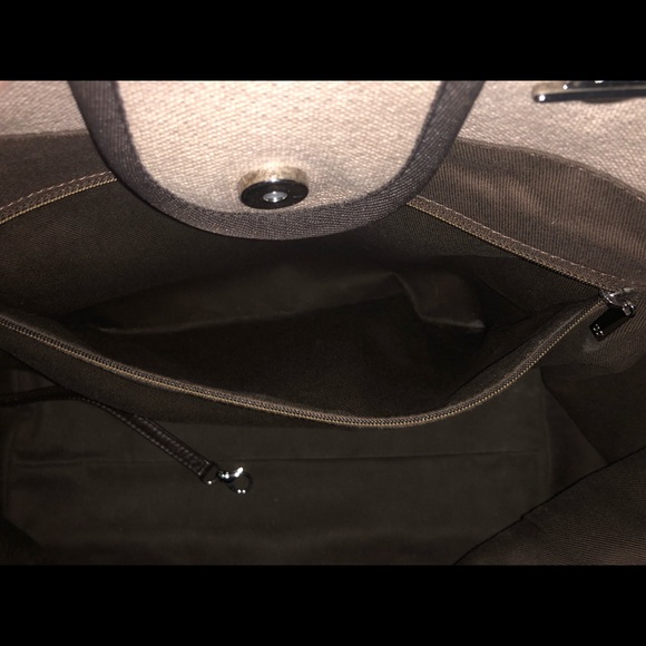 ***SOLD*** CHANEL Beige Canvas Deauville Large Tote Bag - Picture 13 of 16